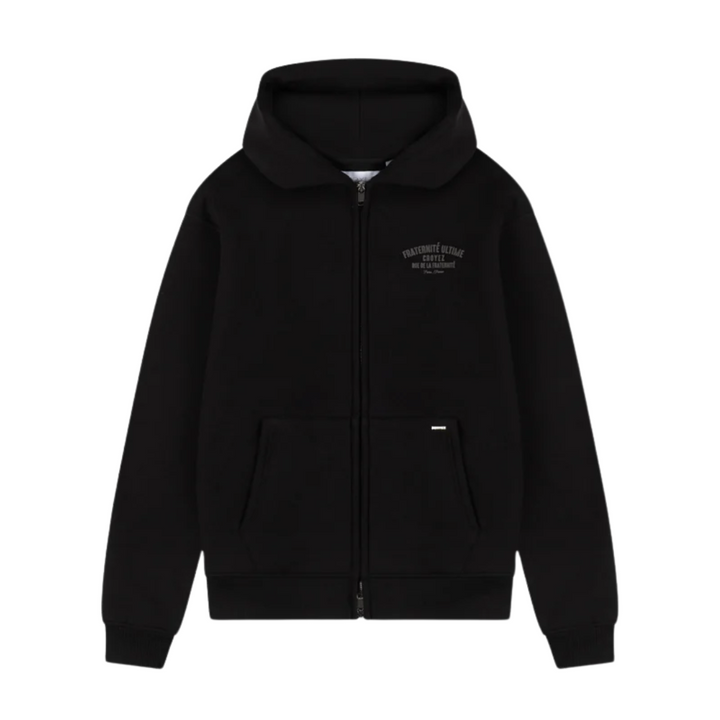 Fraternité Zip Hoodie - Black