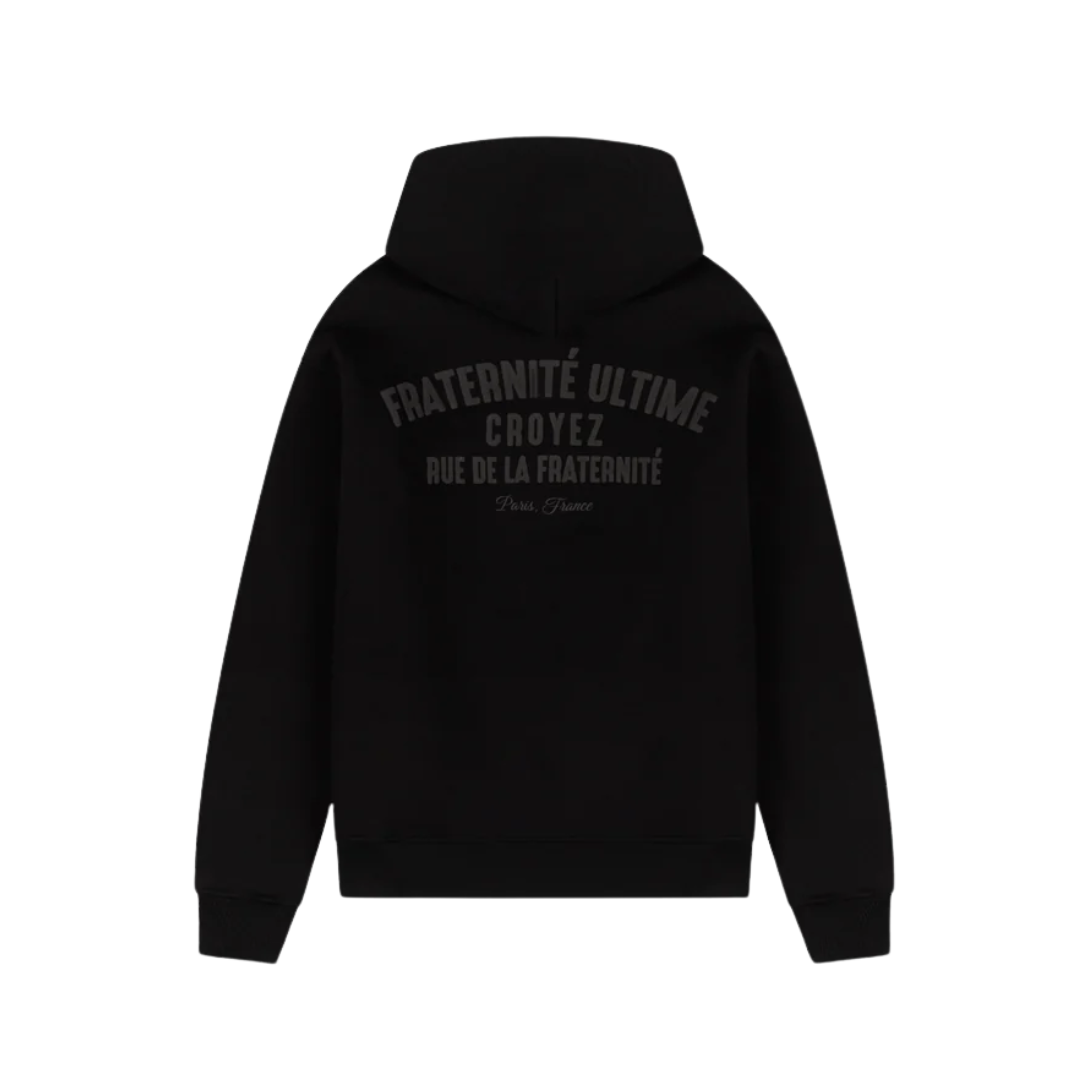 Fraternité Zip Hoodie - Black