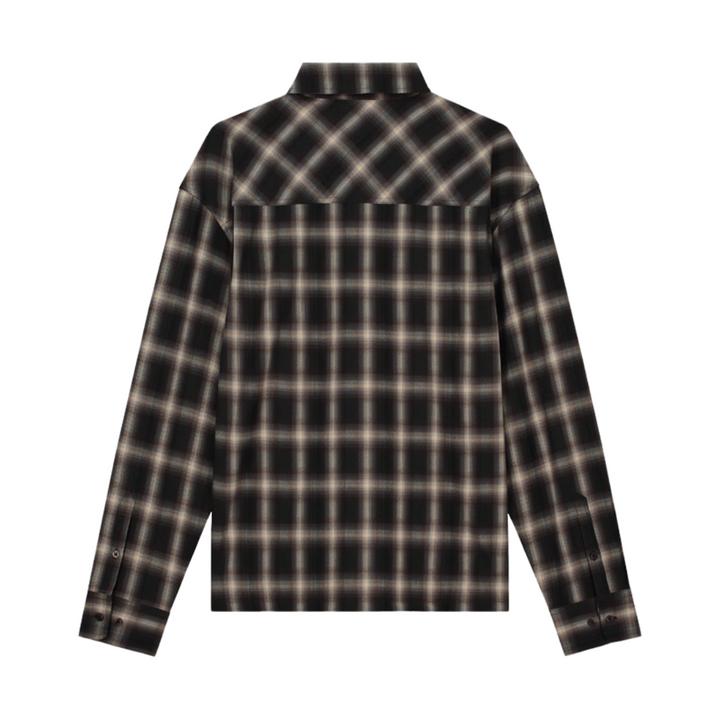 Plaid Boxy Shirt - Brown/Multi