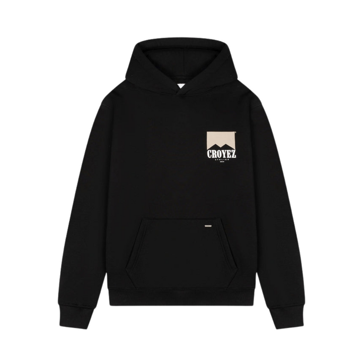 Fumes Hoodie - Black/Beige