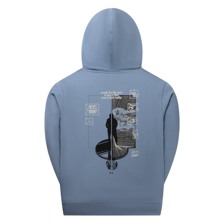 Mirror Hoodie - Country Blue