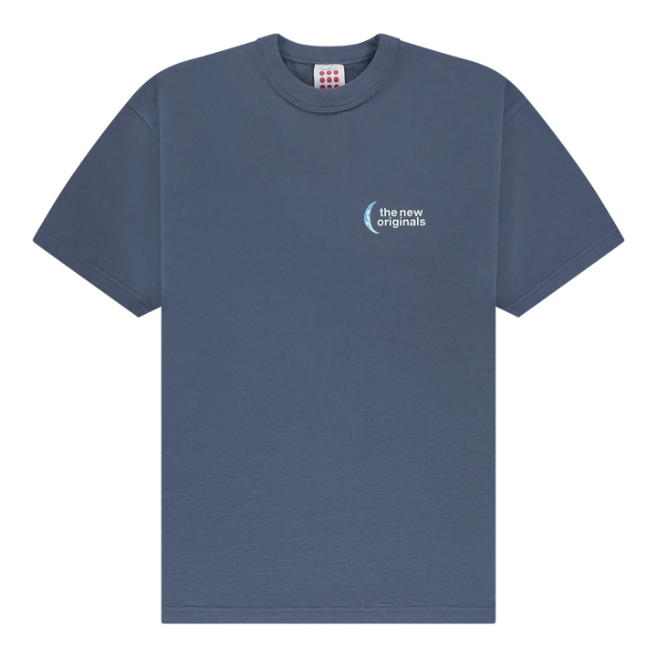 9 Moon Phases Tee - Ombre Blue