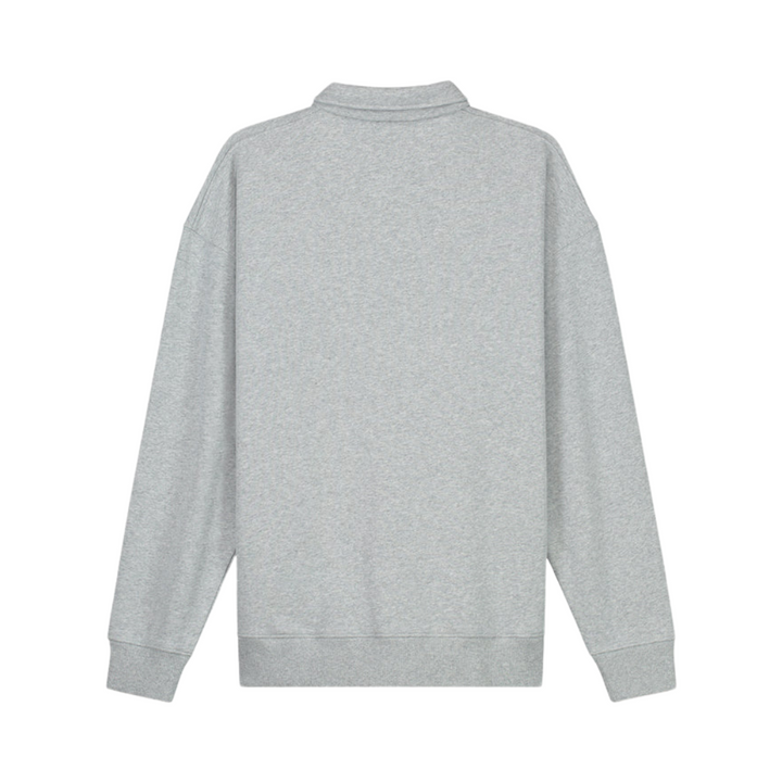 Oversized Polo - Heather Grey