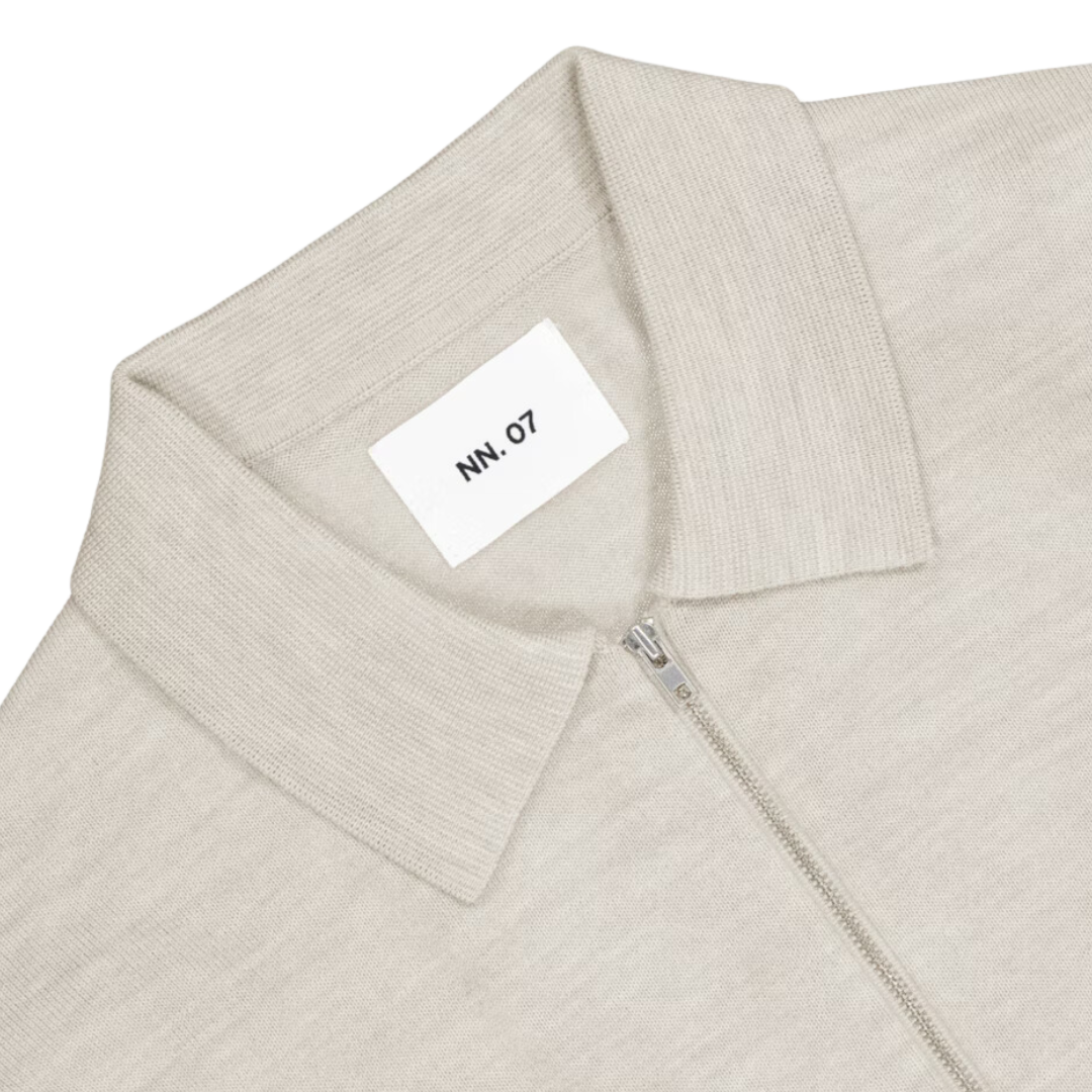 Sergio Zip Polo - Light Khaki