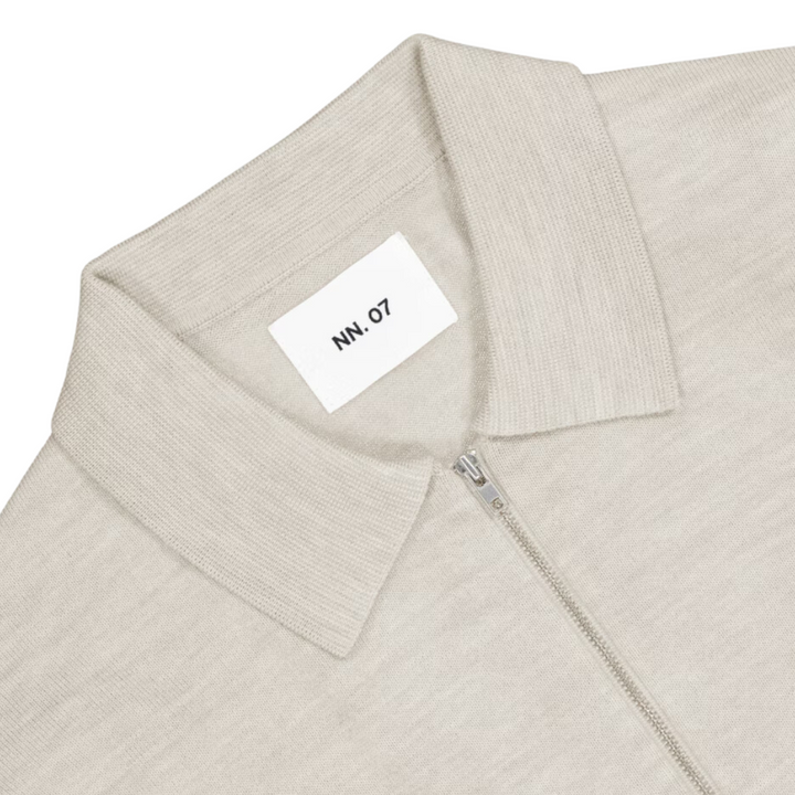 Sergio Zip Polo - Light Khaki