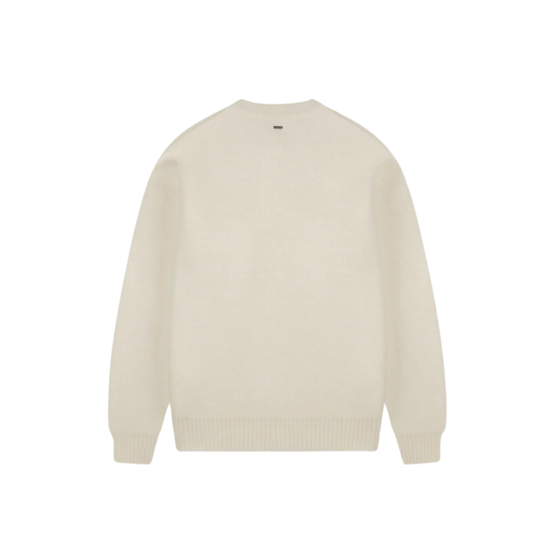 Croyez Etiquette Knit Sweater - Off White