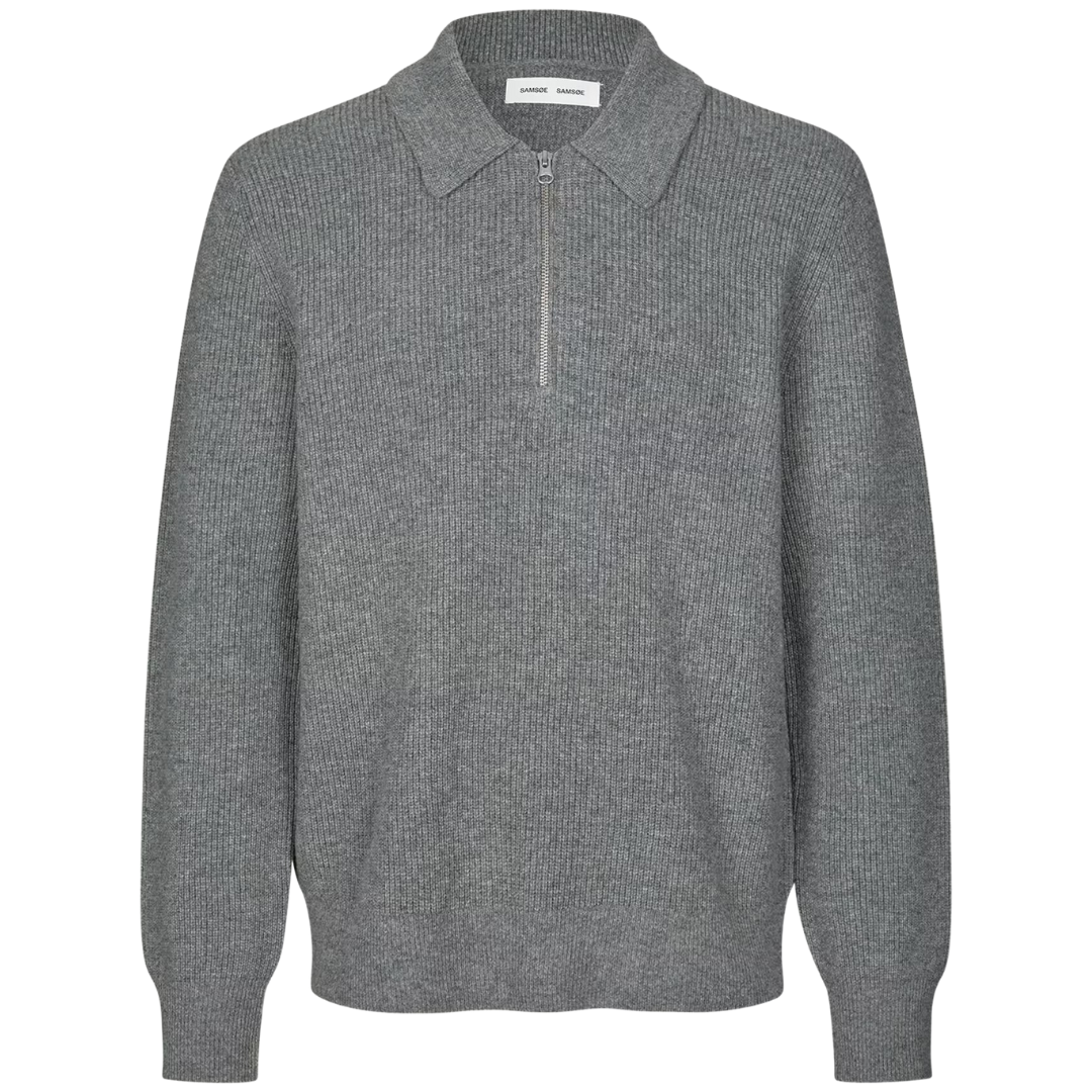 Saisaks Half Zip Polo - Dark Grey