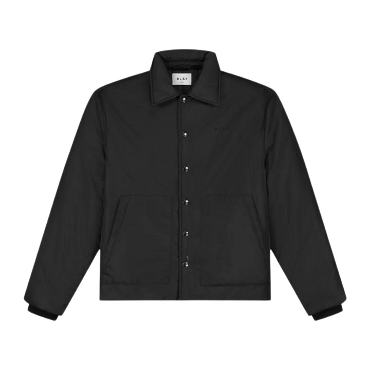 Padded Coach Jacket - Black